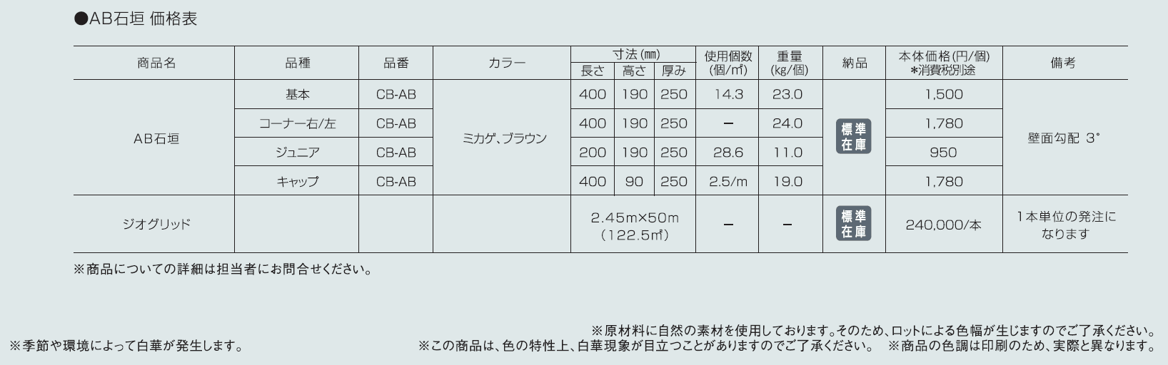 AB石垣【2024年版】_価格_1