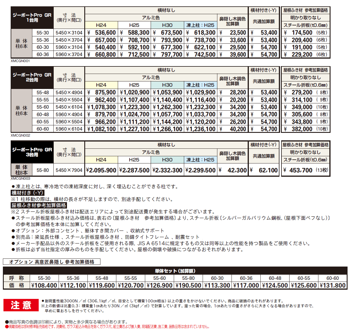 ジーポートPro GR 3000タイプ 1・2・3台用(単体)【2024年版】_価格_1