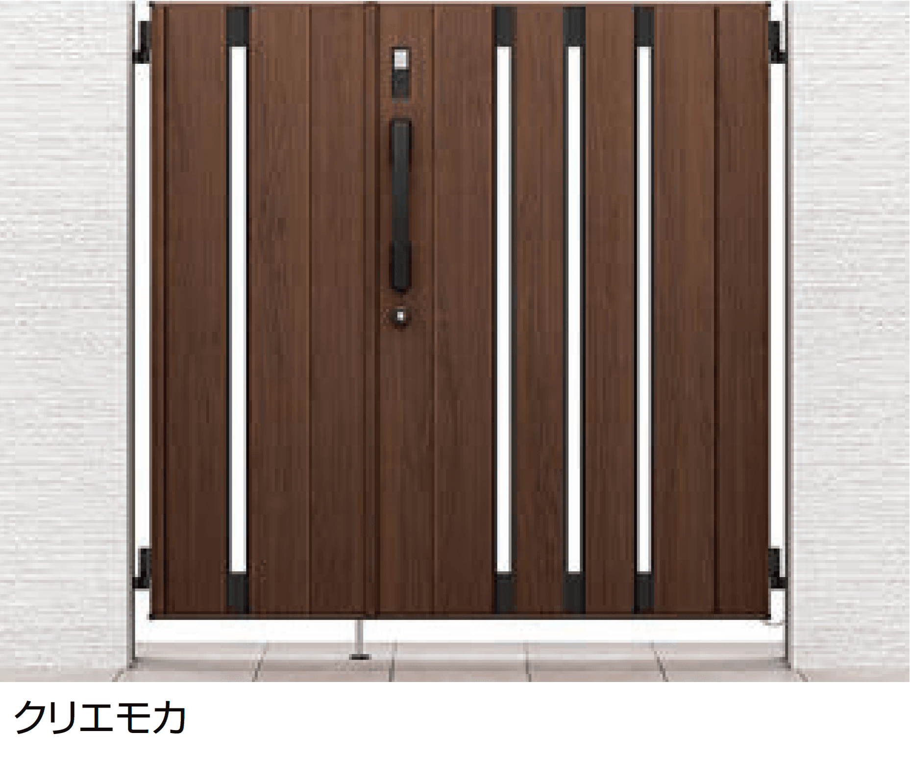 LIXILの「開き門扉AA スマートロックシステム FamiLock TS1型(木調)」のサブ画像2