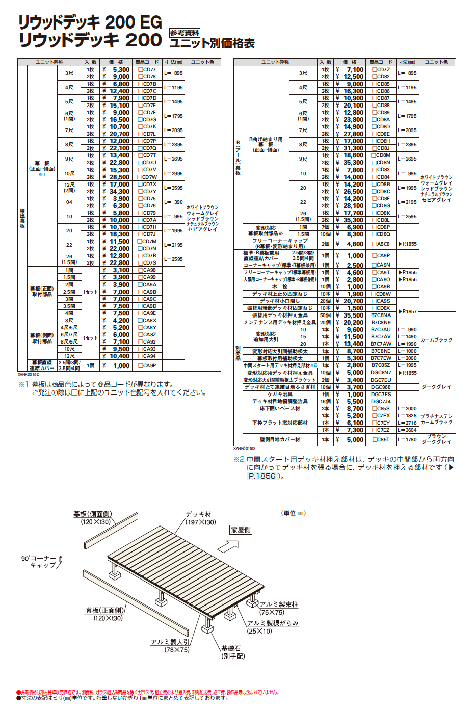 リウッドデッキ 200 EG 段床セット_価格_3