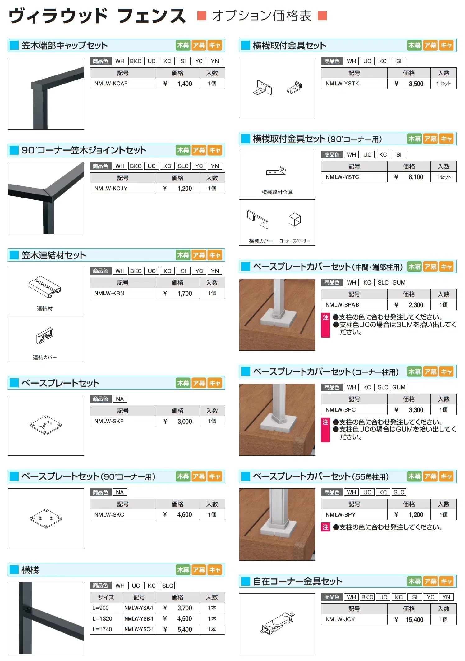 ヴィラウッドフェンス ジーエムラインW ハイパーテーション_価格_2