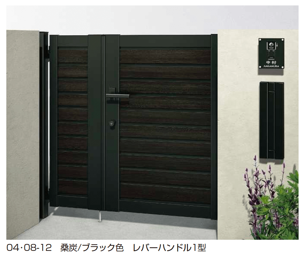 YKK APの「ルシアス 門扉 YM1型 横目隠し【2025年6月発売】」のサブ画像1