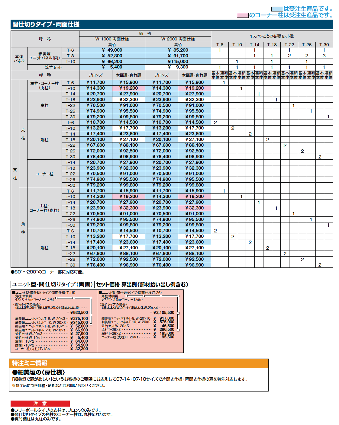 京香・細美垣(ほそみがき)ユニット型【2024年版】_価格_3