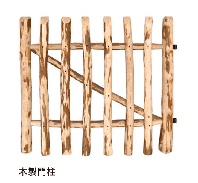 セキスイデザインワークスの「木製門柱/門柱用支柱」