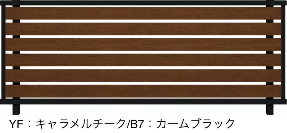 YKK APの「ルシアス フェンスH06R型 横スリット【2023年版】」のサブ画像3