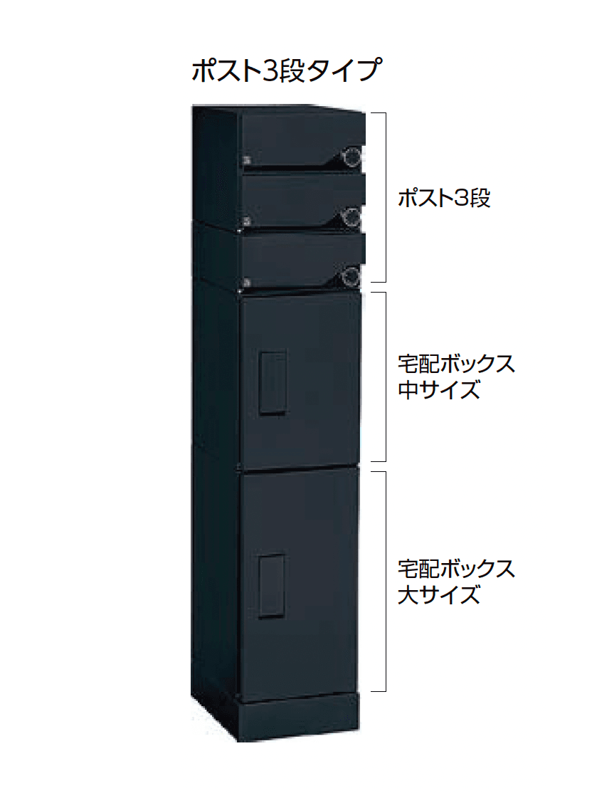LIXILの「集合住宅向け宅配ボックスA型」
