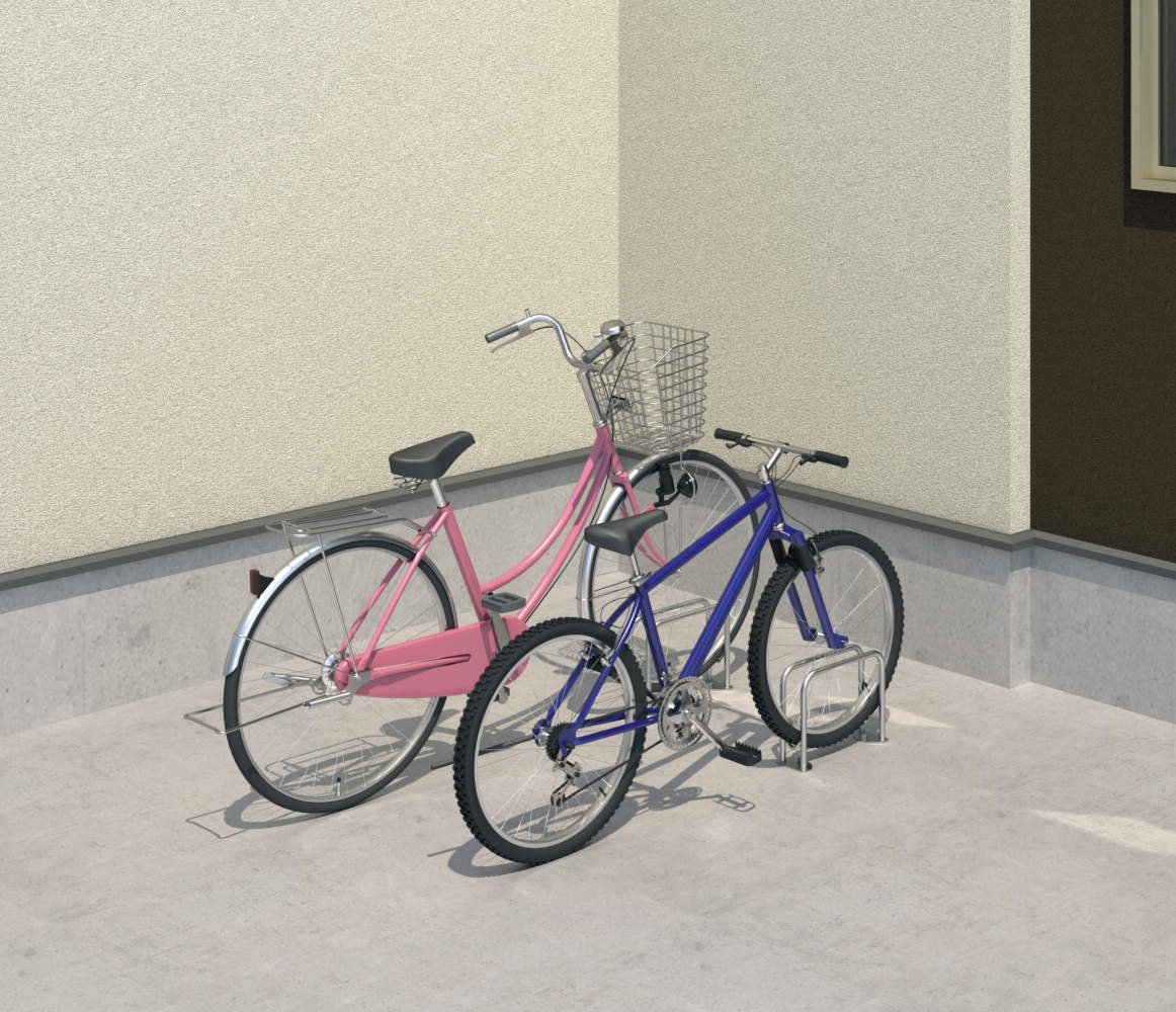 三協アルミの「サイクルラック SS-1型 前輪式」のサブ画像1