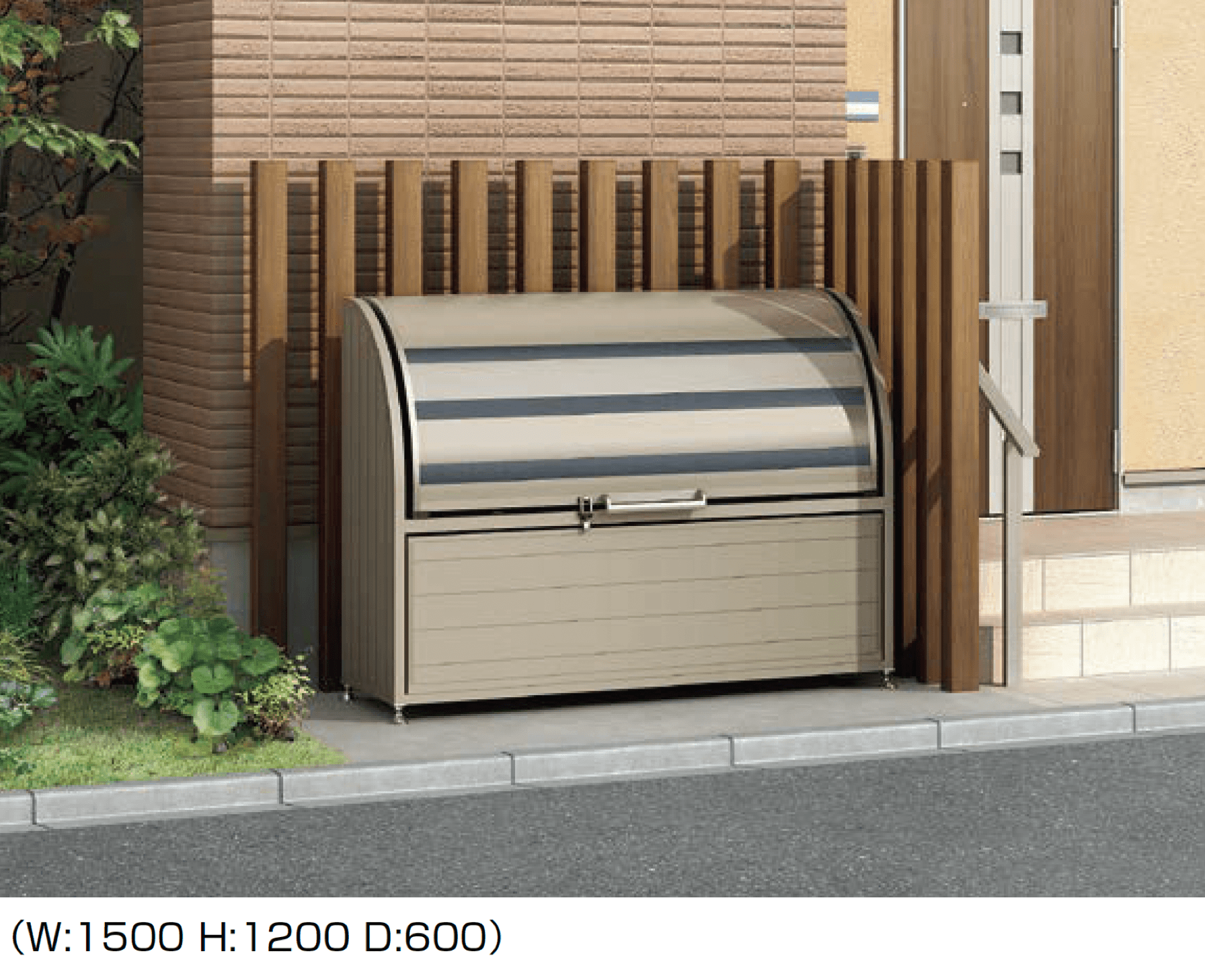 LIXILの「ゴミ収納庫 MA型」