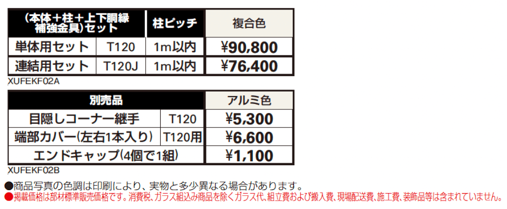 ルシアス 高所用フェンスF02型 横目隠し【2024年5月末まで】【2024年版】_価格_1