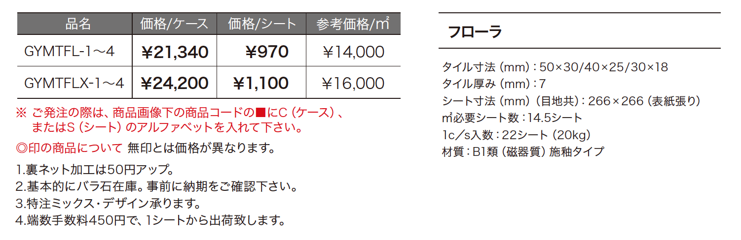 フローラ 【2022年版】_価格_1