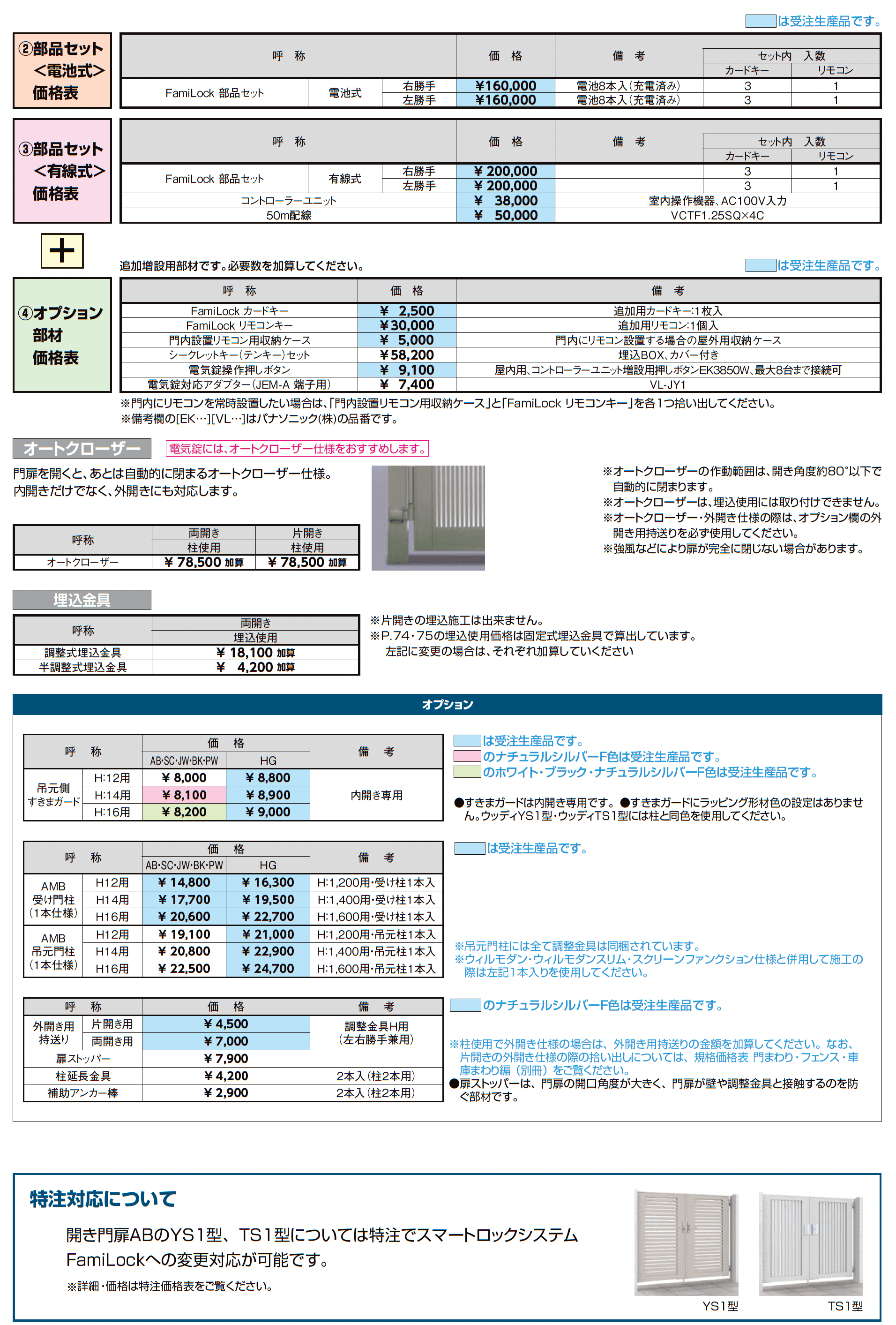 開き門扉AB ウッディTS1型_価格_4