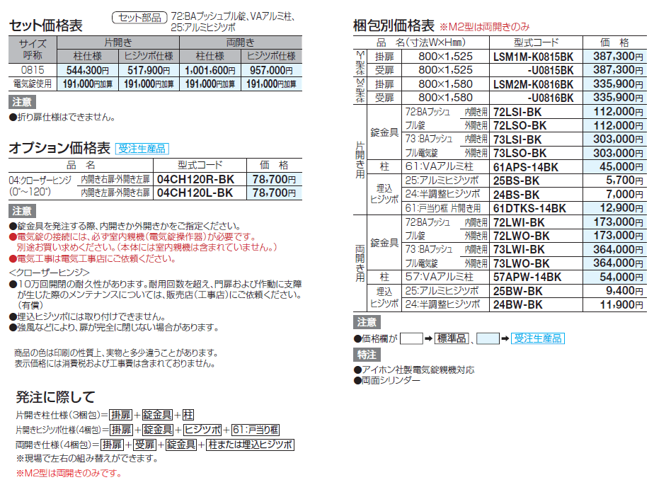ロードス門扉 M1型【2024年版】_価格_1