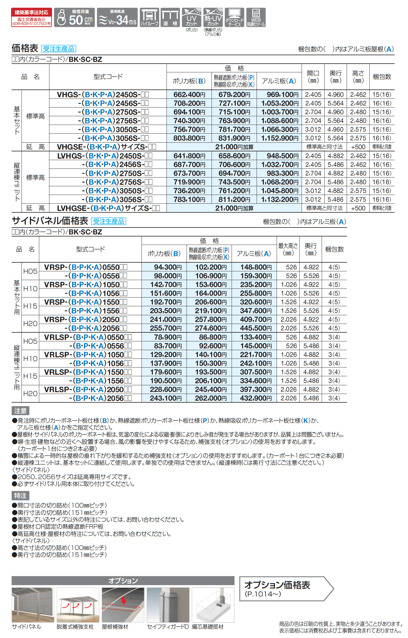 バリューポートHG 1500N/㎡仕様(サイドパネル用)_価格_1