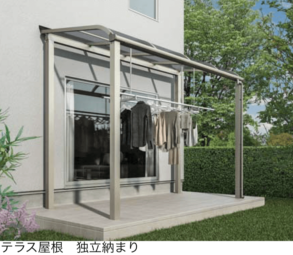 YKK APの「ソラリア テラス屋根 独立納まり」