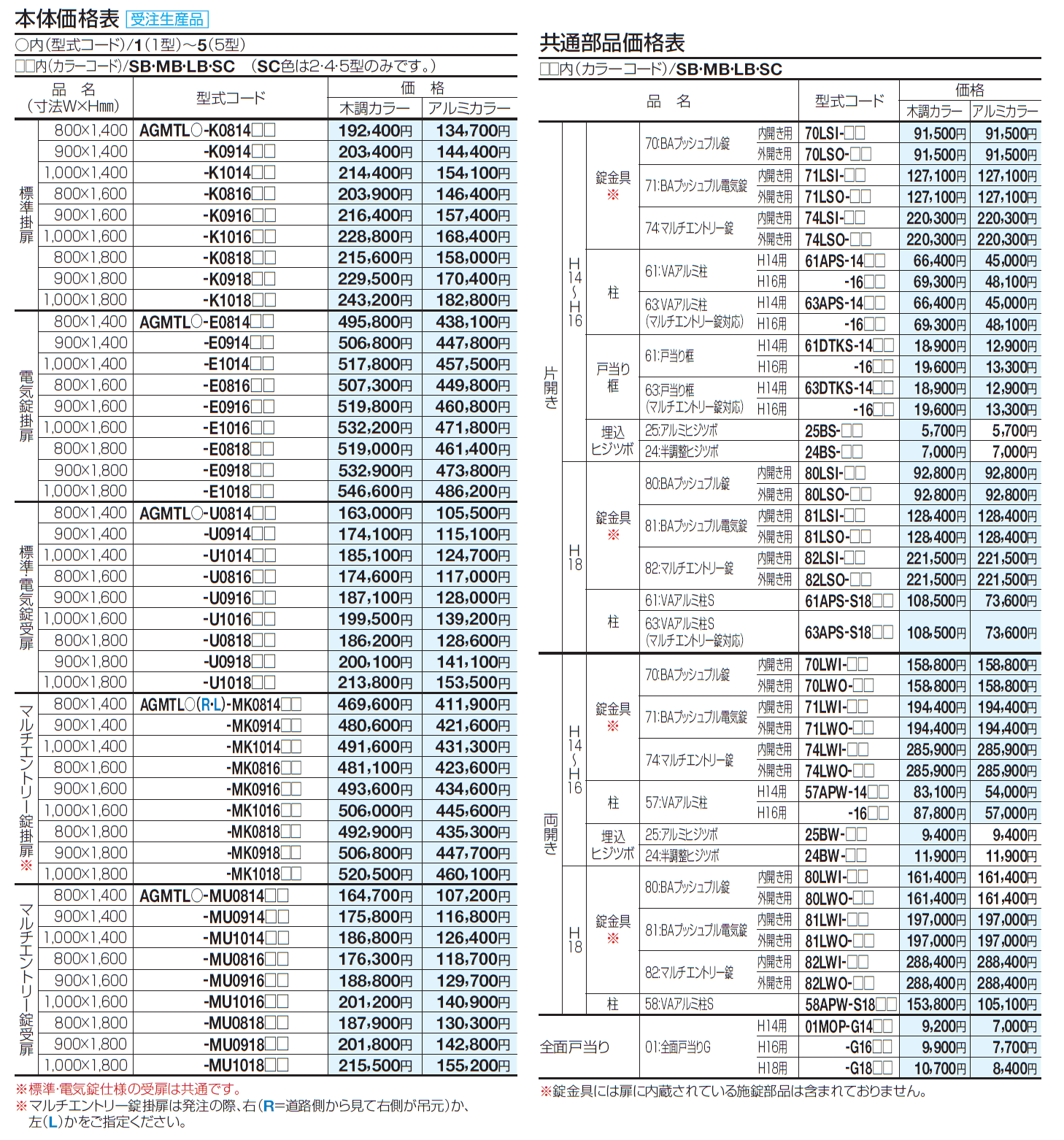 アレグリア門扉 TL2型【2024年版】_価格_2