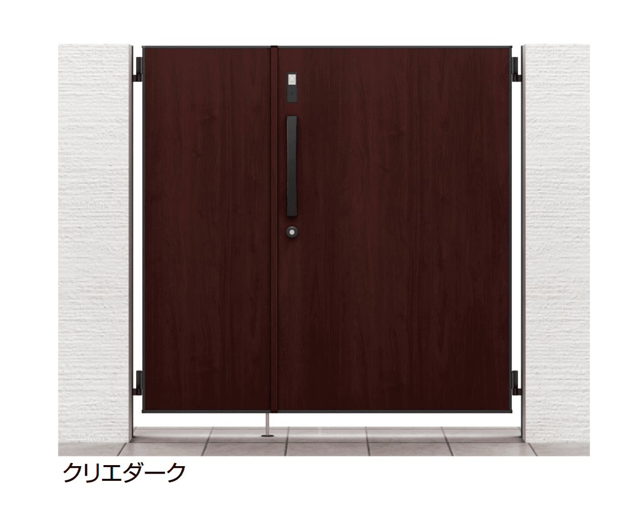 LIXILの「開き門扉AA スマートロックシステム FamiLock FM1型(木調)」のサブ画像2