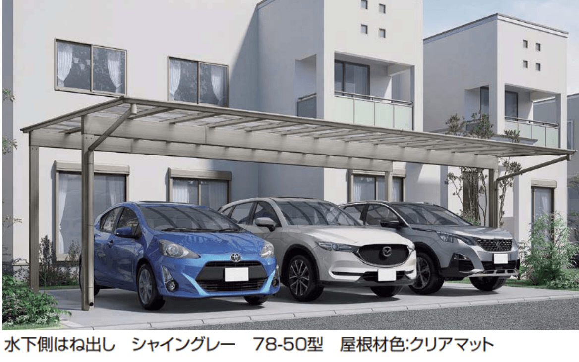 LIXILの「フーゴF 3台用 柱奥行移動【2024年版】」