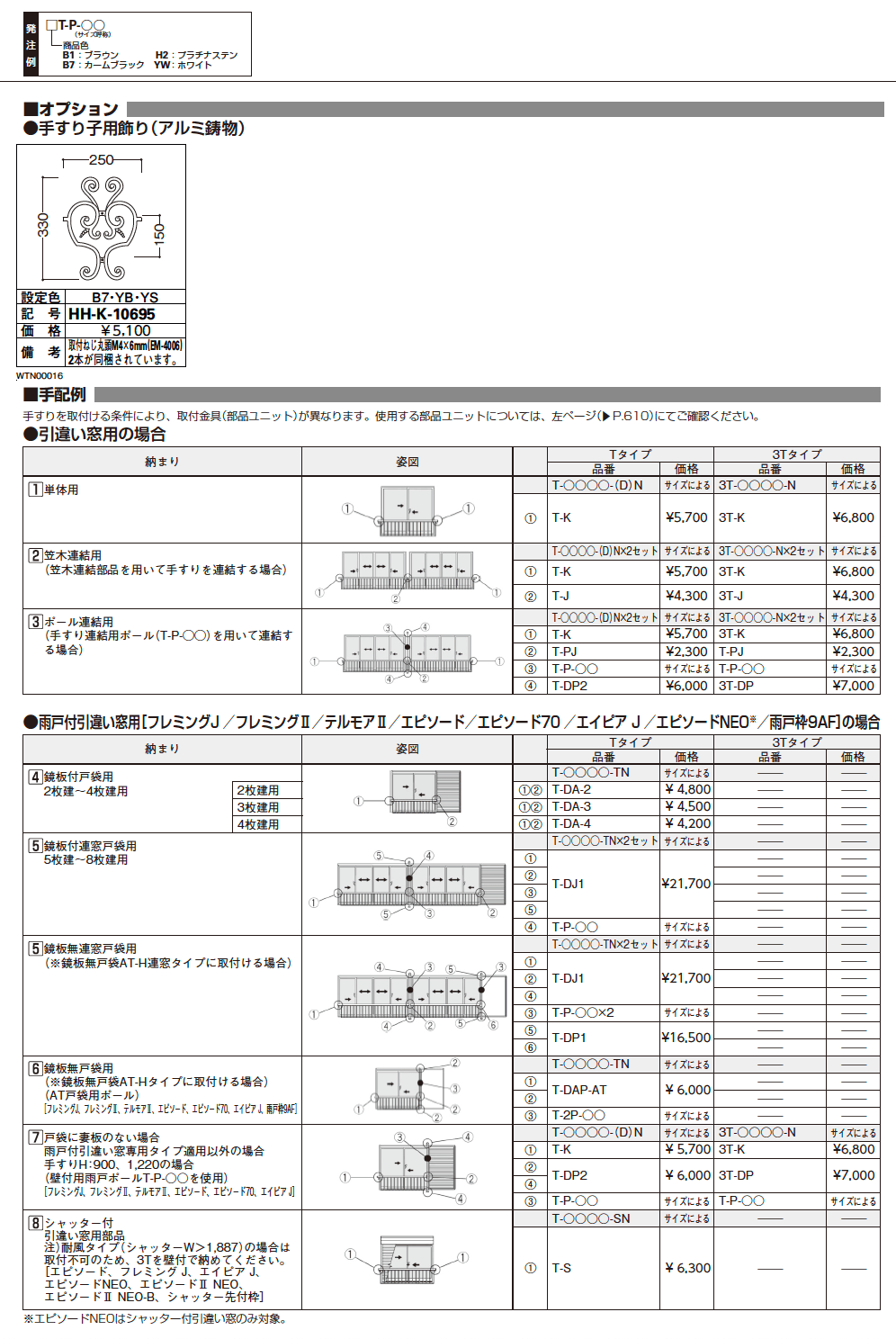 手すりⅠ型【2023年3月版】_価格_4