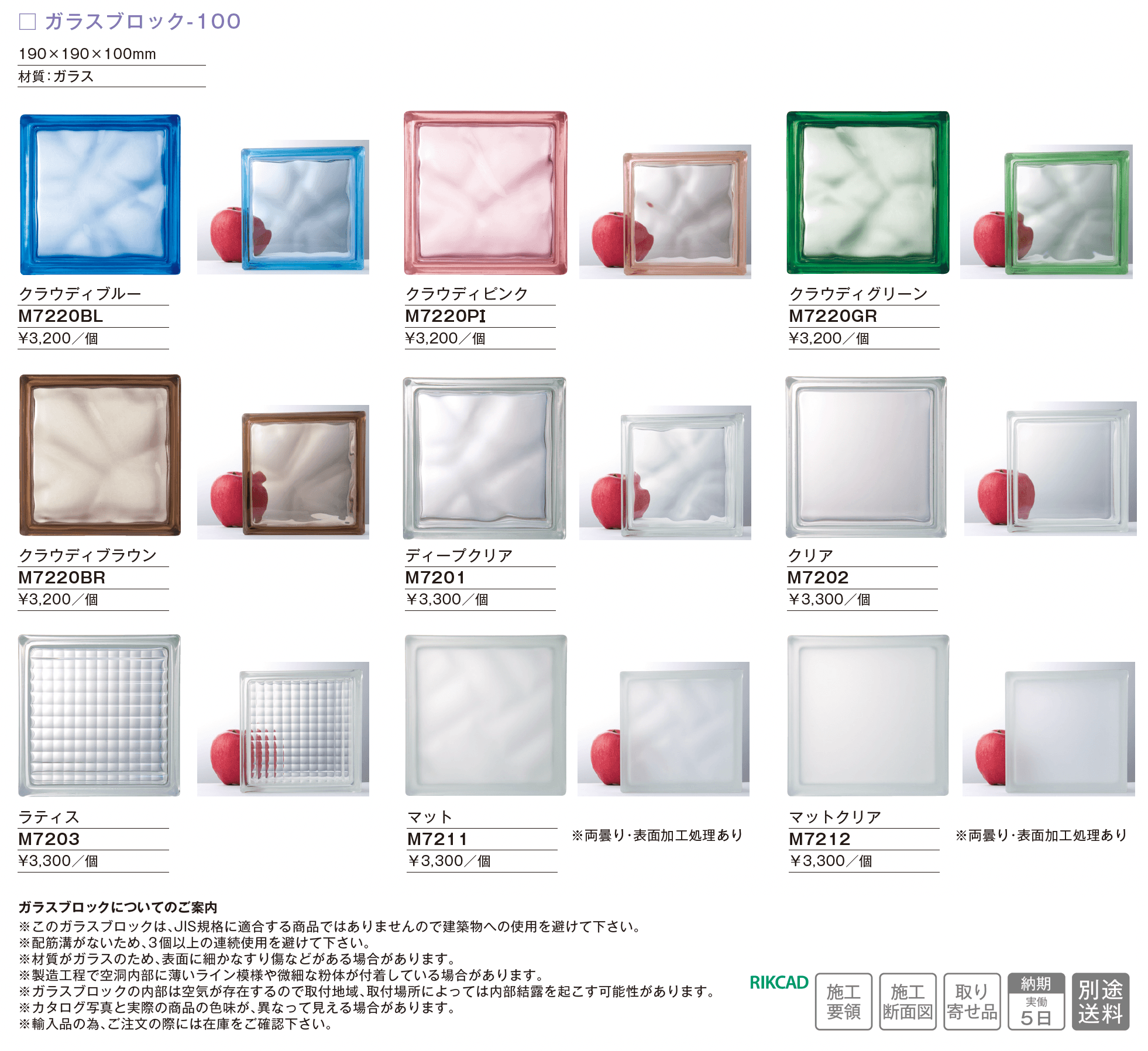 ガラスブロック-100_価格_1