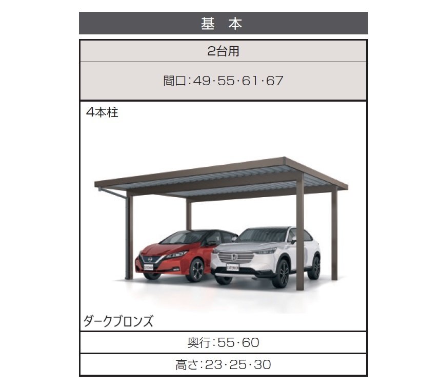 三協アルミの「G1-R/ジーワン アール(耐積雪量50cm仕様:基本・奥行延長・間口延長・奥行連結・間口連結)」のサブ画像5
