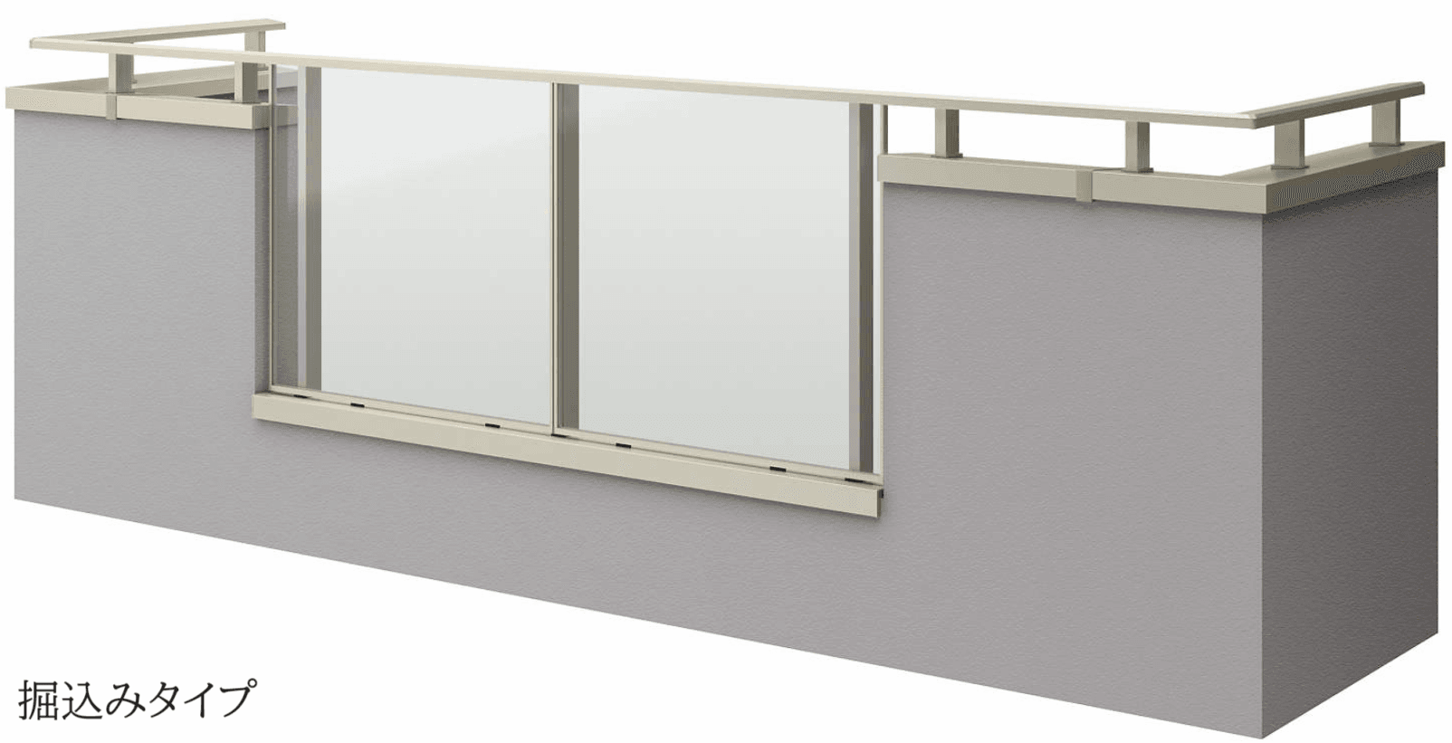 YKK APの「エルビュート フレームイン 四辺支持」のサブ画像9