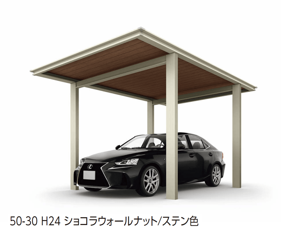 YKK APの「ルシアス カーポート 1500タイプ 1台用 単体セット/奥行連結セット【2024年版】」のサブ画像5