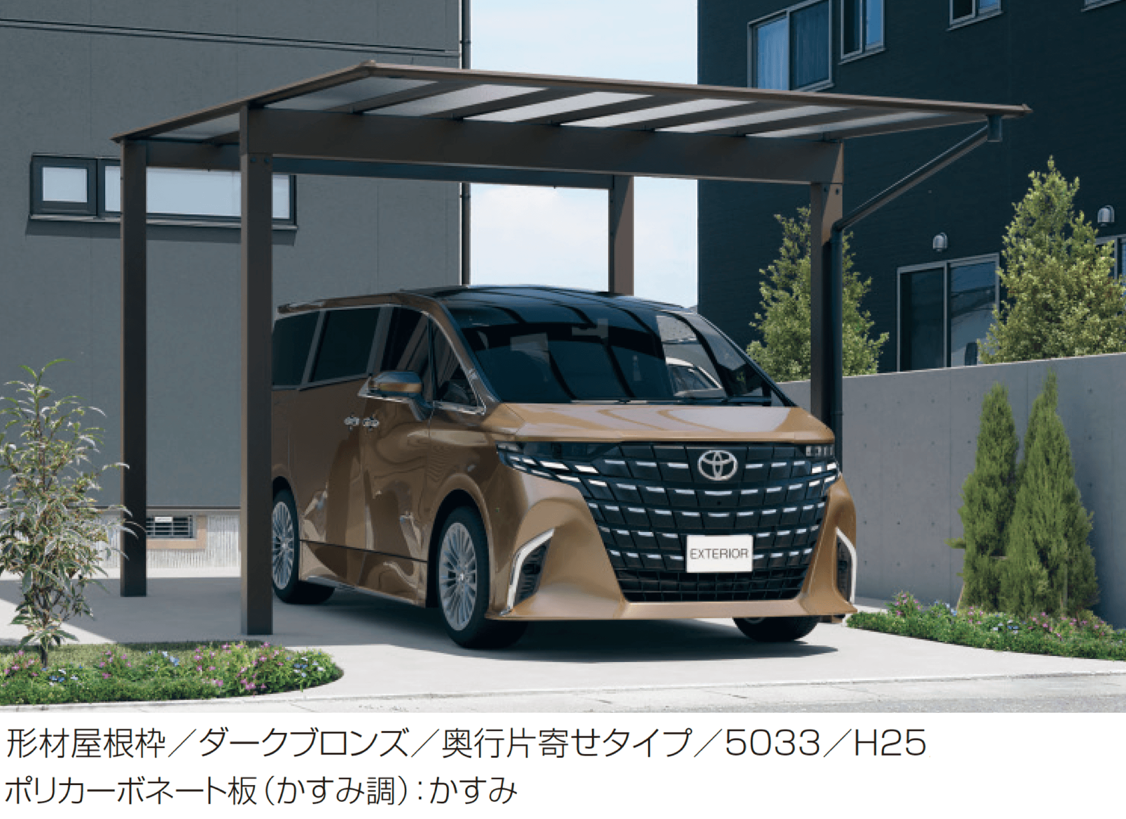 三協アルミの「スカイリード (1台用基本・奥行連結・奥行片寄せ)」のサブ画像2