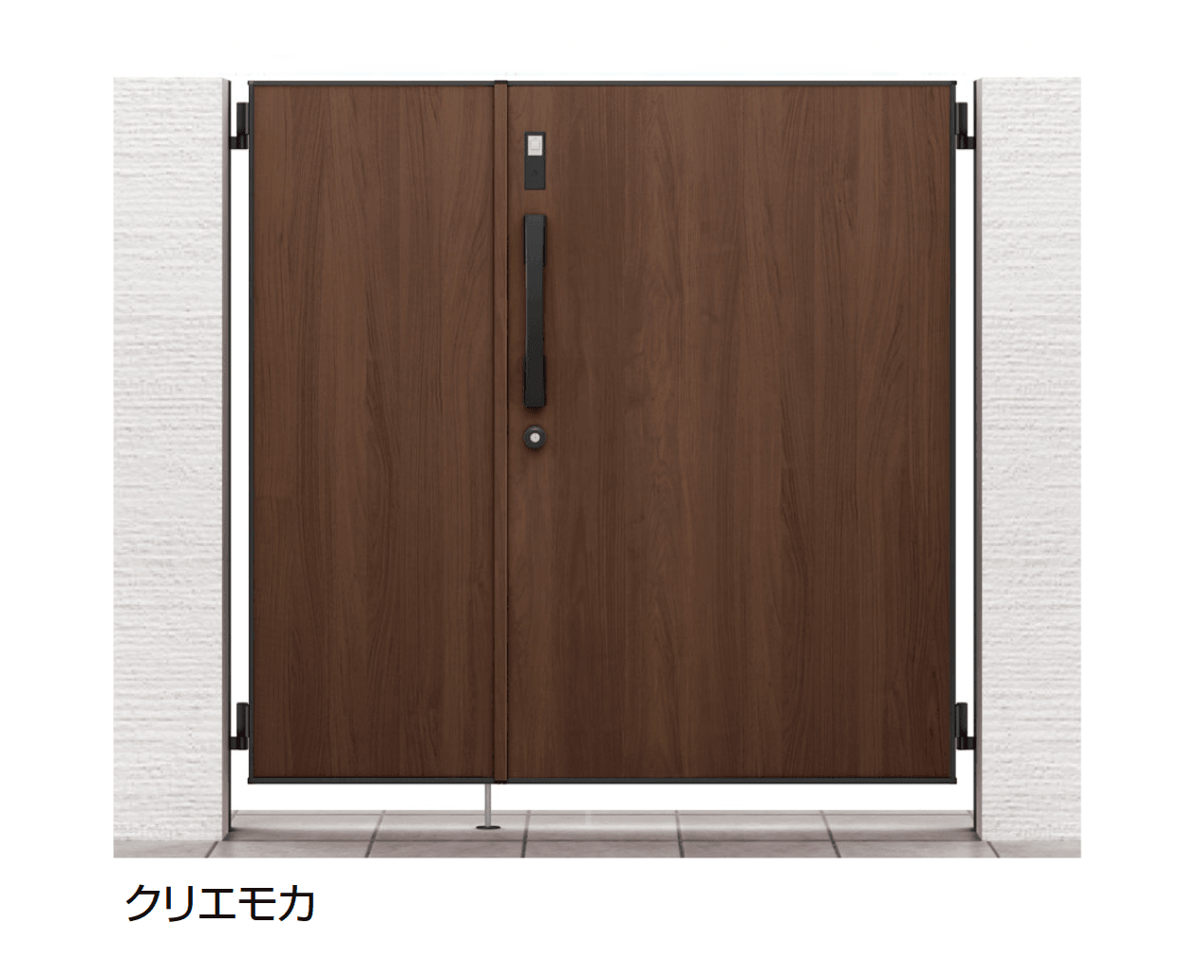 LIXILの「開き門扉AA スマートロックシステム FamiLock FM1型(木調)」のサブ画像1