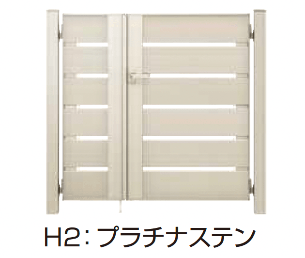 YKK APの「ルシアス 門扉 YS4型 横スリット【2025年6月発売】」のサブ画像3