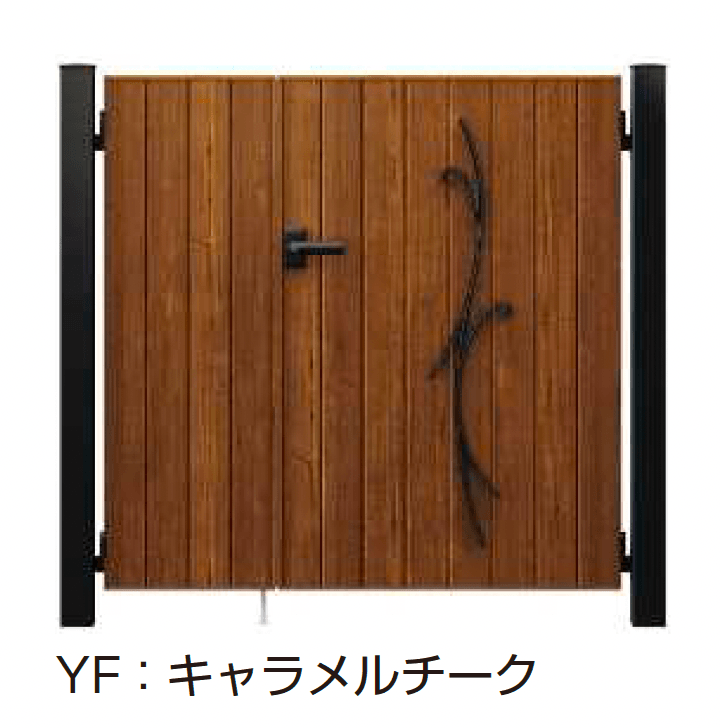 YKK APの「ルシアス 門扉 TM2C型 鋳物+たて目隠し【2025年6月発売】」のサブ画像5