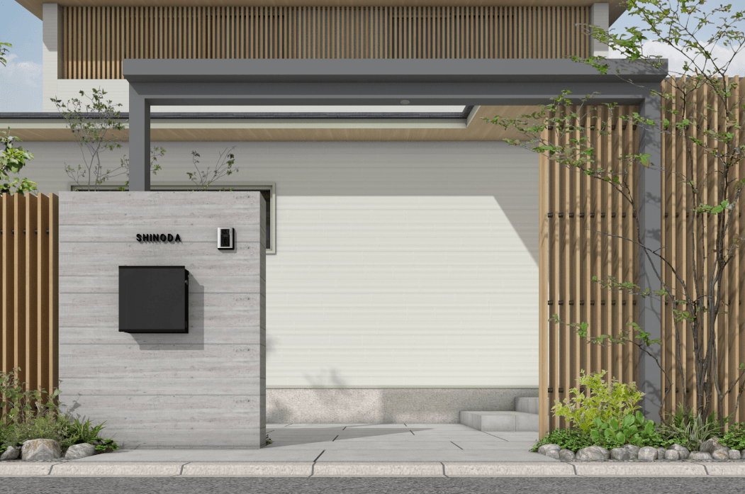 タカショーの「千本格子ファサードユニット」