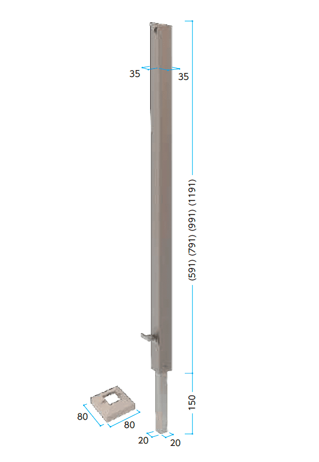 タカショーの「リニューアルフリーポール」