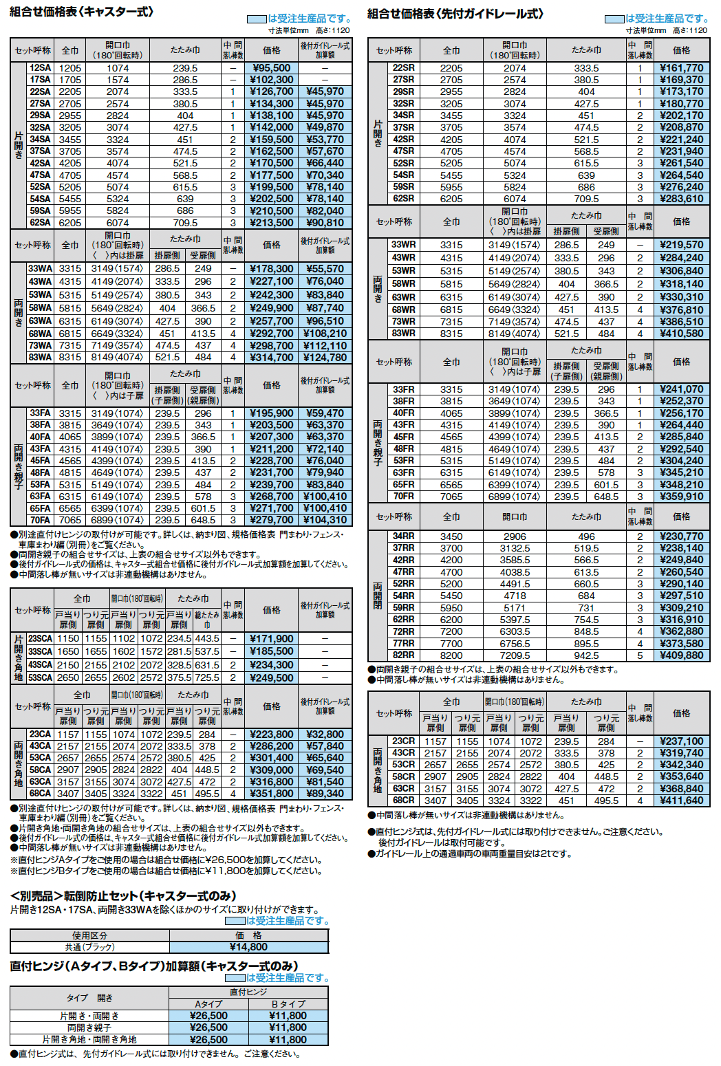 カーゲート セレビューFA型【2024年版】_価格_1