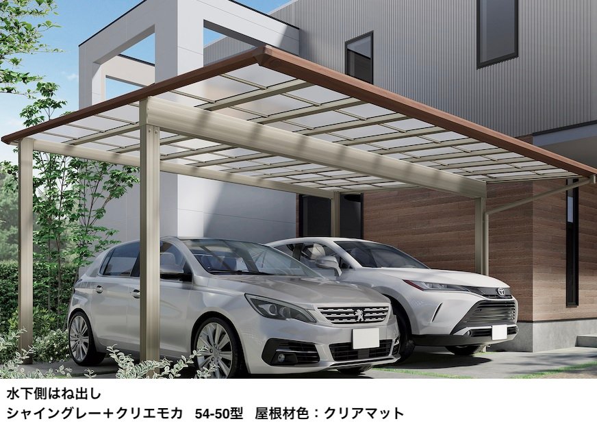 LIXILの「フーゴFプラス 2台用 柱奥行移動」