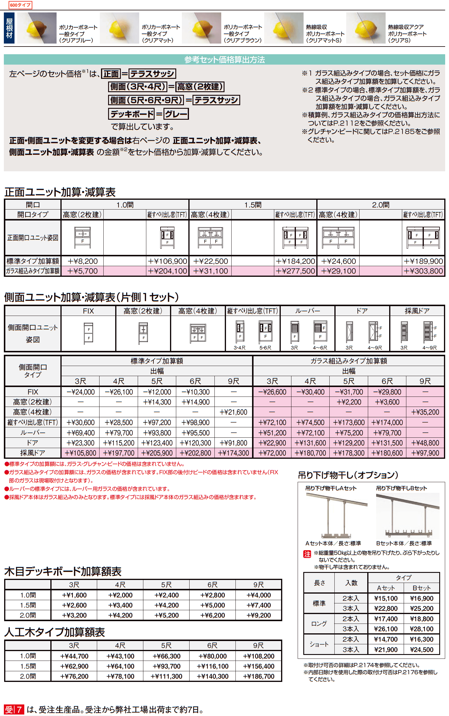 サニージュ R型 床納まり（ランマ付き）関東間【2023年版】_価格_2