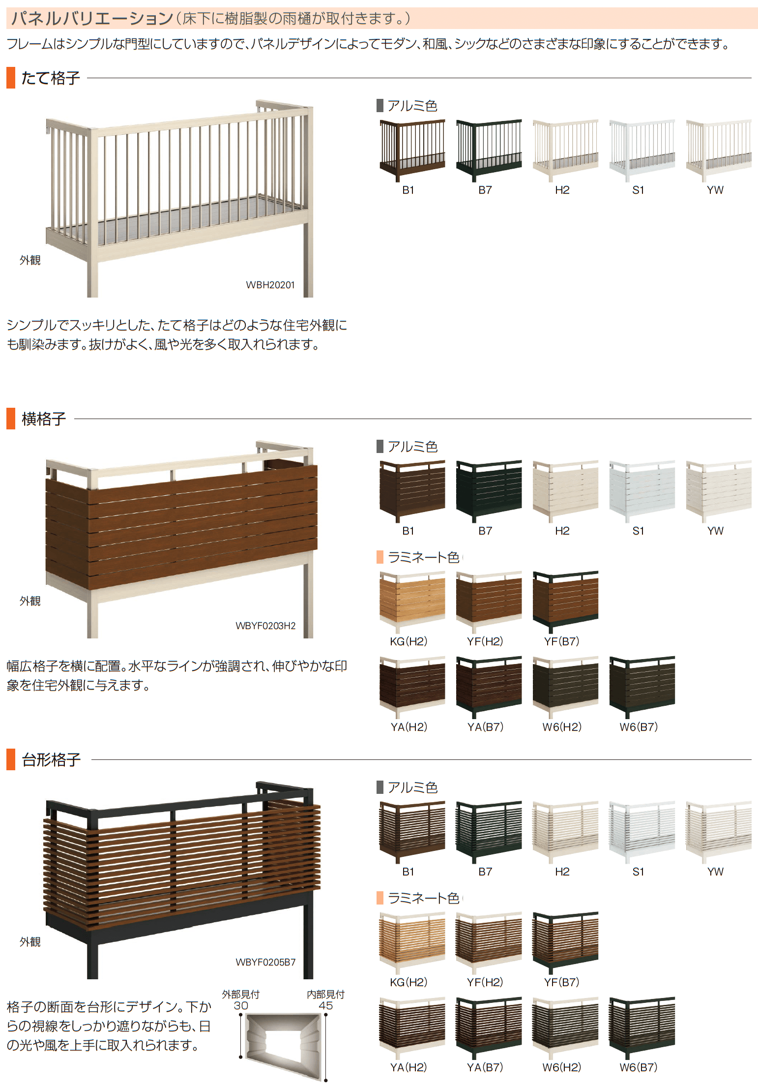 ルシアス バルコニー【屋根置式】・【屋根置式/片屋根片柱仕様】_バリエーション_3