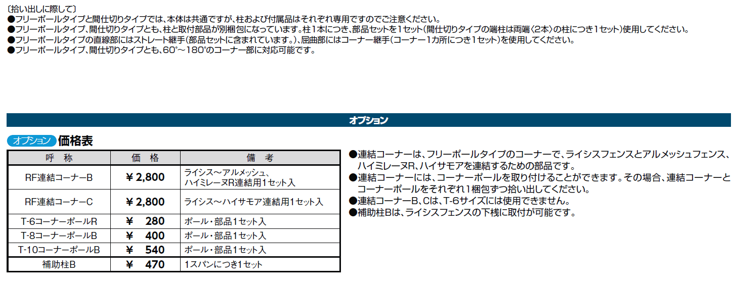 ライシスフェンス 8型【2024年版】_価格_3