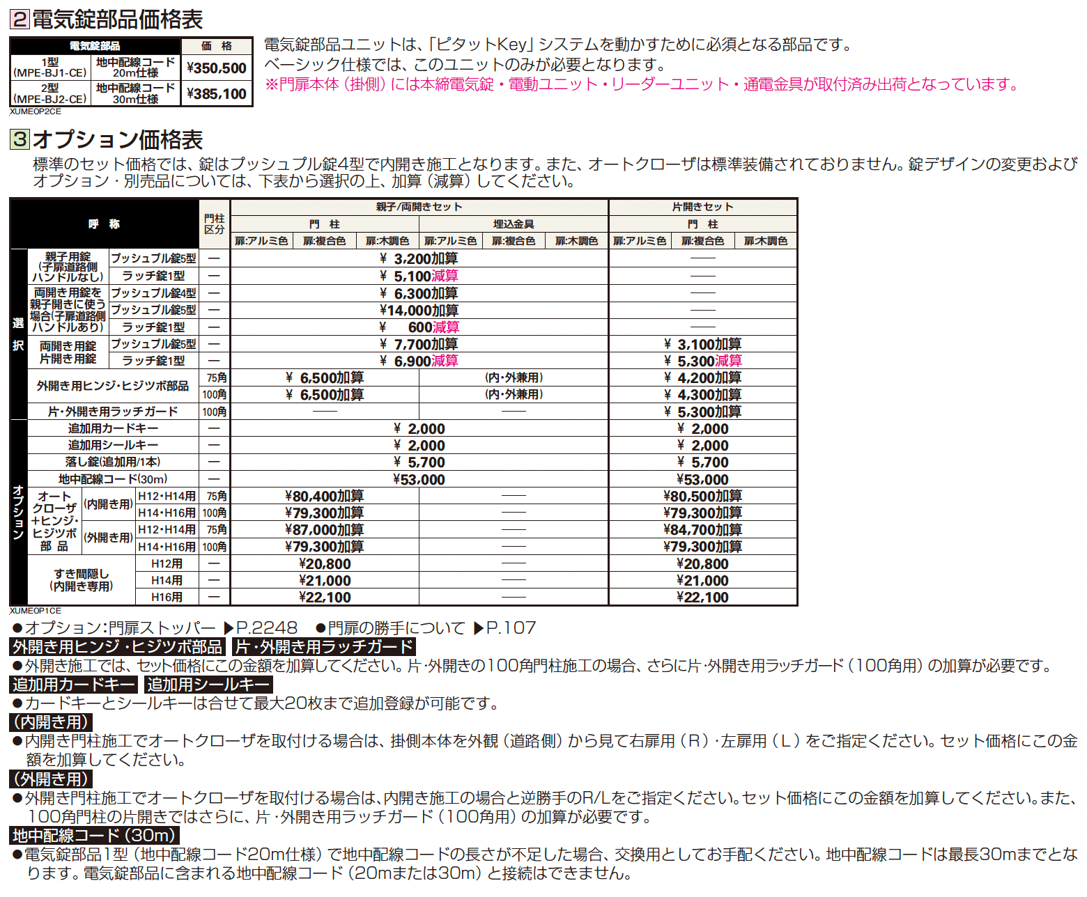 〔ピタットKey システム〕電気錠付 ルシアス 門扉シリーズ K01型【2024年版】_価格_2