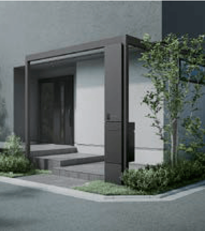 LIXILの「プラスG Gスクリーン 袖パネル」