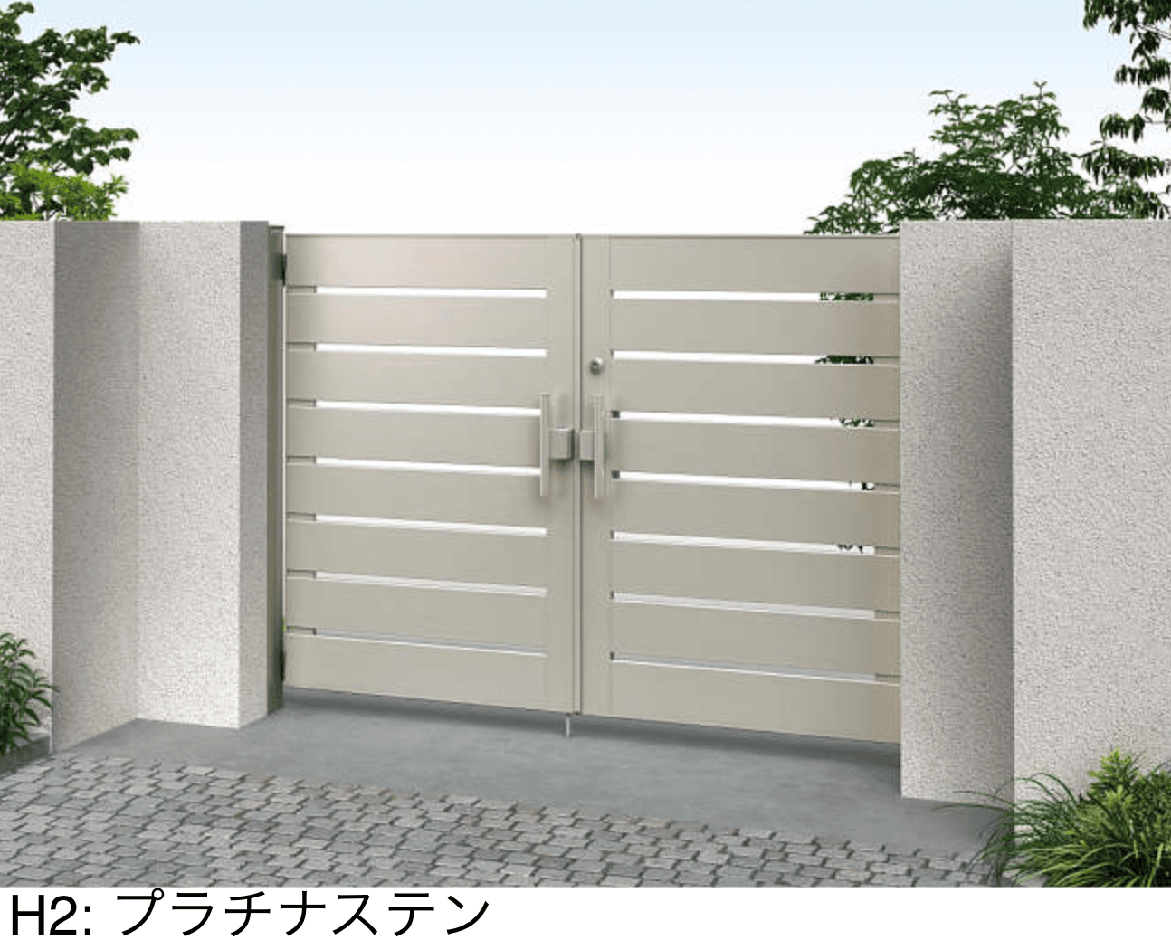 YKK APの「共用門扉 ルシアス 門扉 YS4型【2025年6月発売】」のサブ画像2