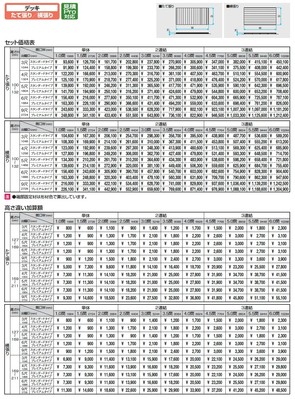 ヴィラウッド(躯体バルコニータイプ)_価格_1