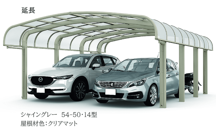 LIXILの「フーゴR 袖壁1500 2台用」のサブ画像5