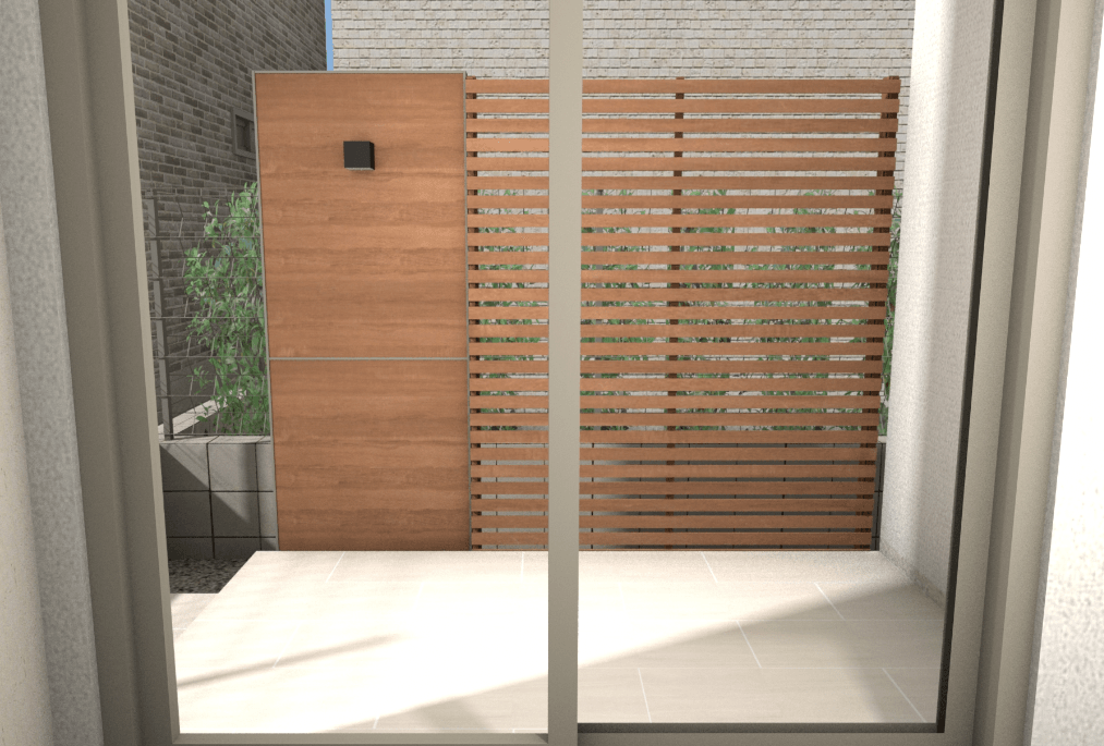 タカショーの「エバーアートボード®フェンス4型セット」