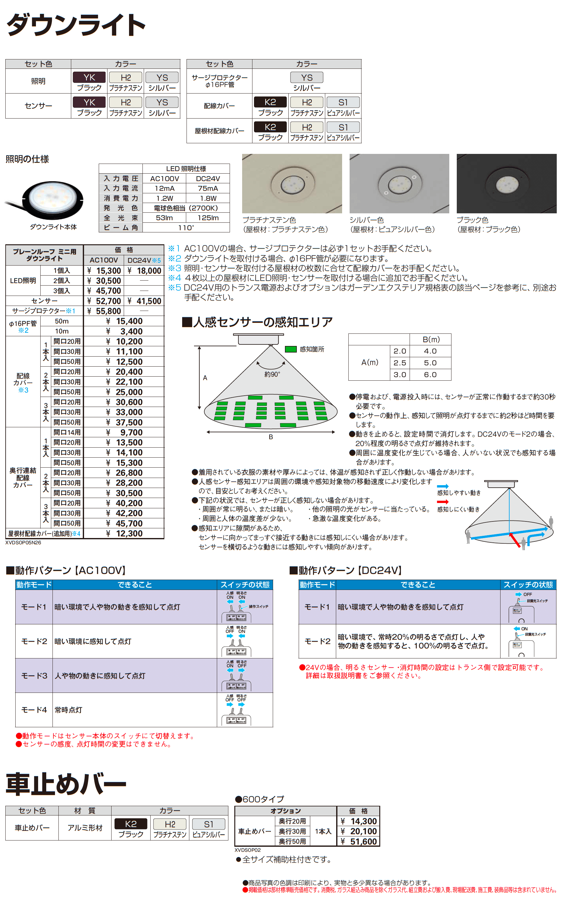 プレーンルーフ ミニ 600タイプ(単体/奥行連結)_価格_4