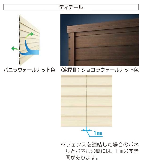 YKK APの「ルシアス フェンスH10型 横ルーバー【2024年版】」のサブ画像8