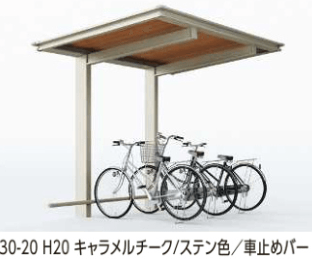 YKK APの「ルシアス サイクルポート 750タイプ 単体セット/奥行連結セット【2023年版】」のサブ画像4