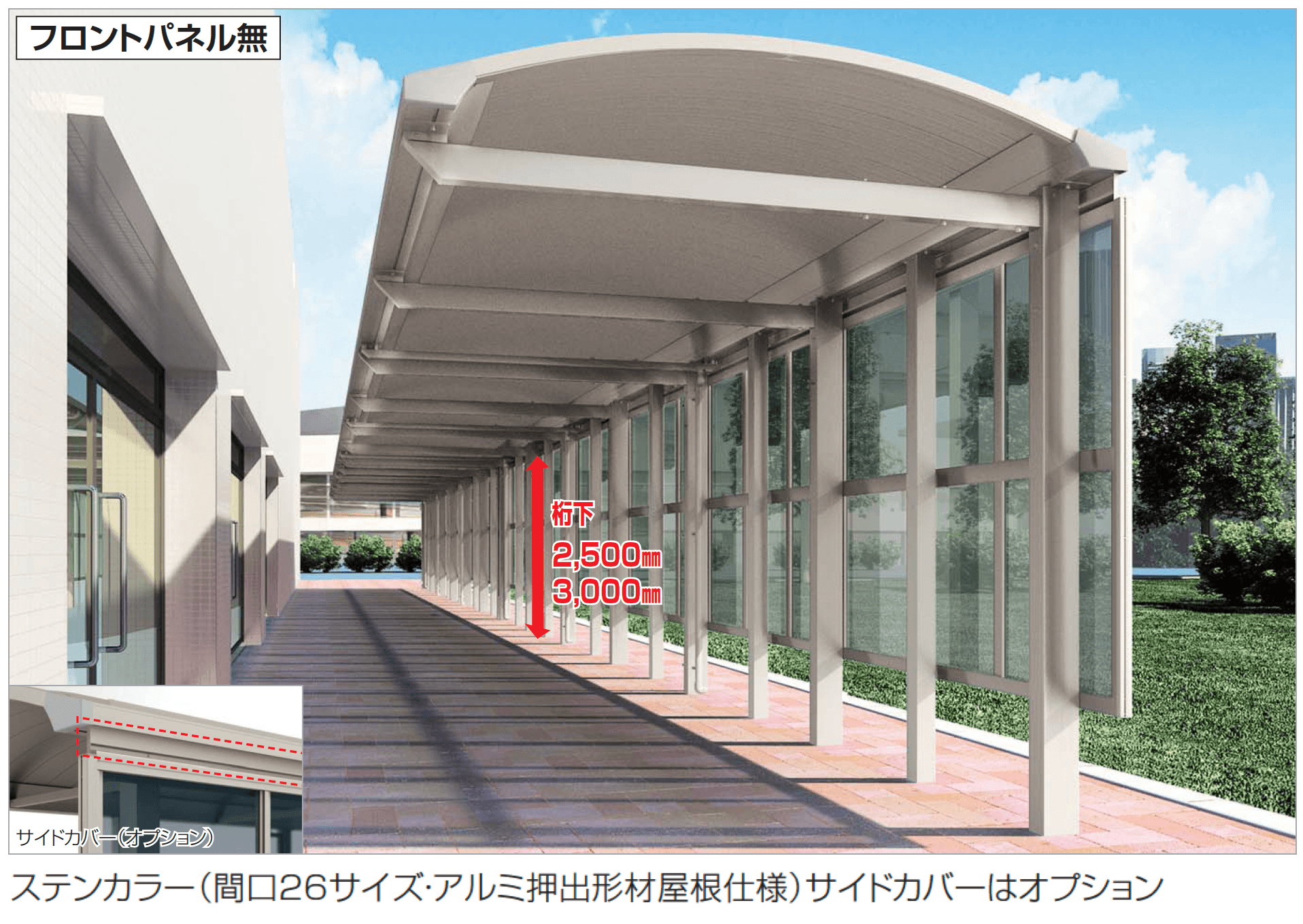 四国化成の「ソリッドルーフALタイプ サイドパネル付」