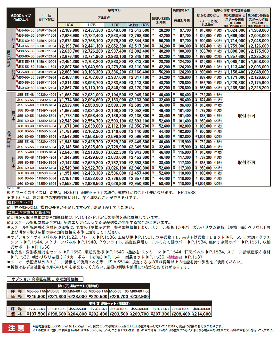 ジーポートPro/Pro G 6000タイプ 4台以上用(奥行(2)連結・間口(2)連結)【2024年版】_価格_1