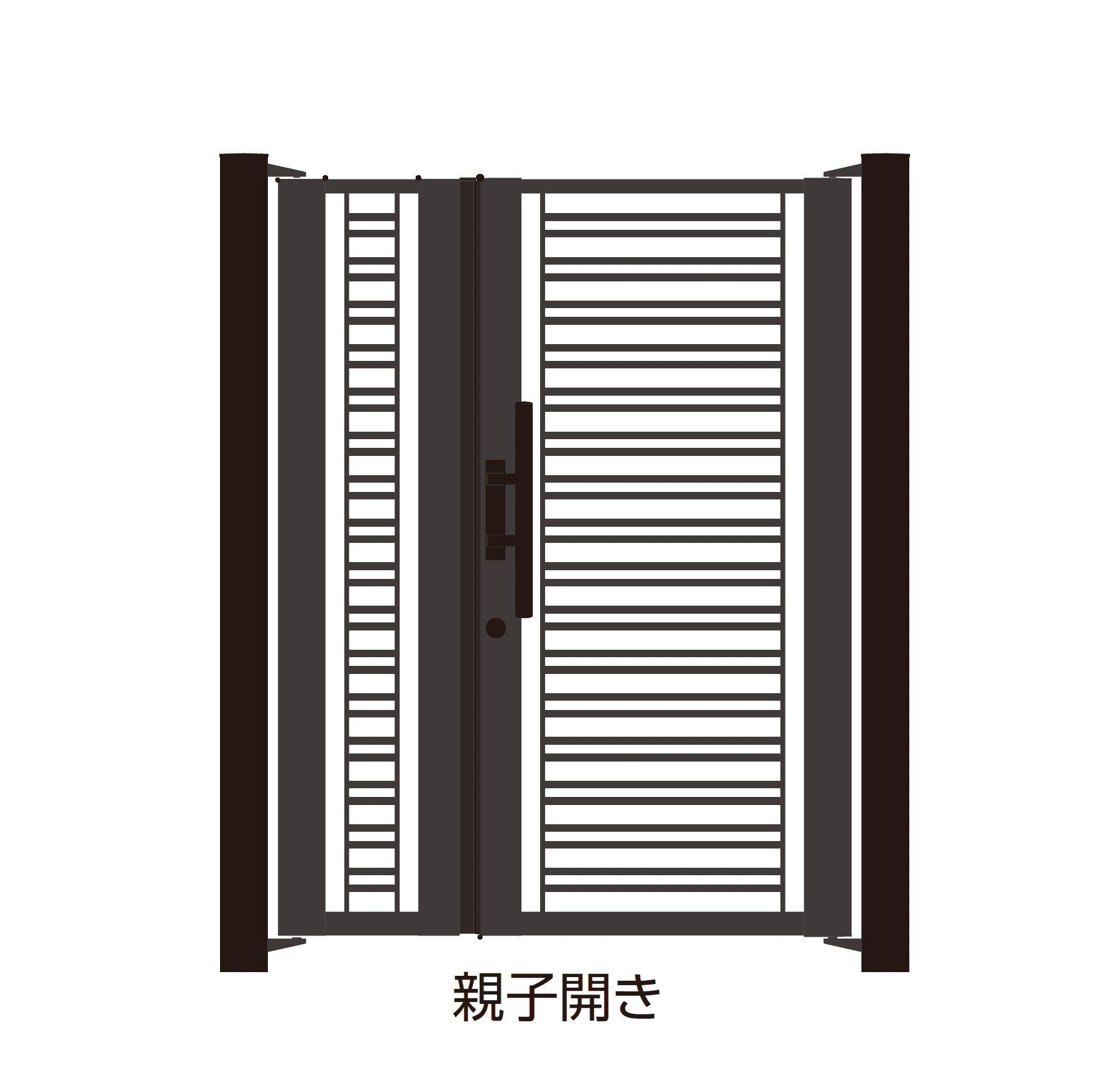 タカショーの「ロートアルミゲート ラインダブル」のサブ画像3