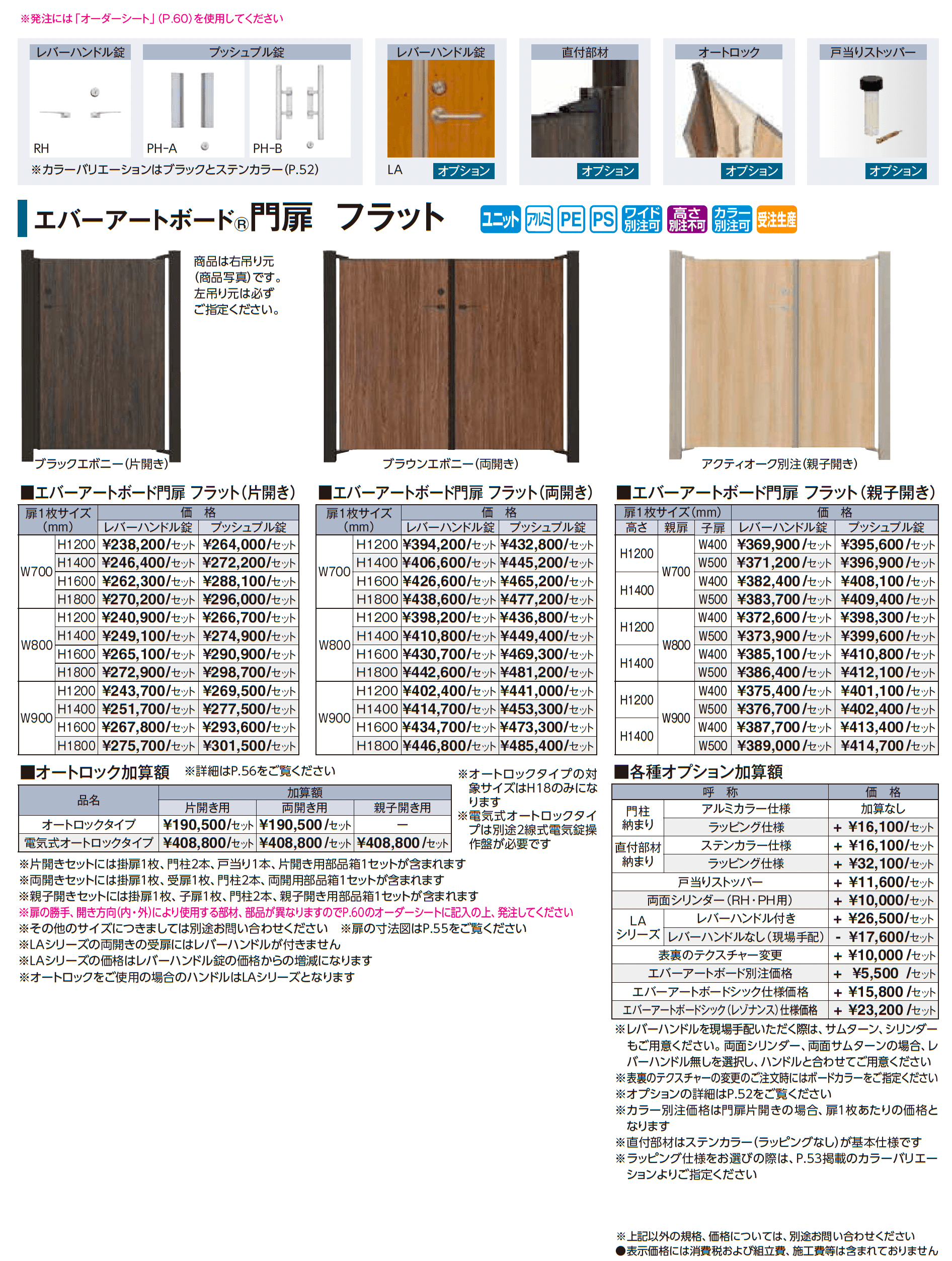 エバーアートボード®︎門扉 フラット_価格_1